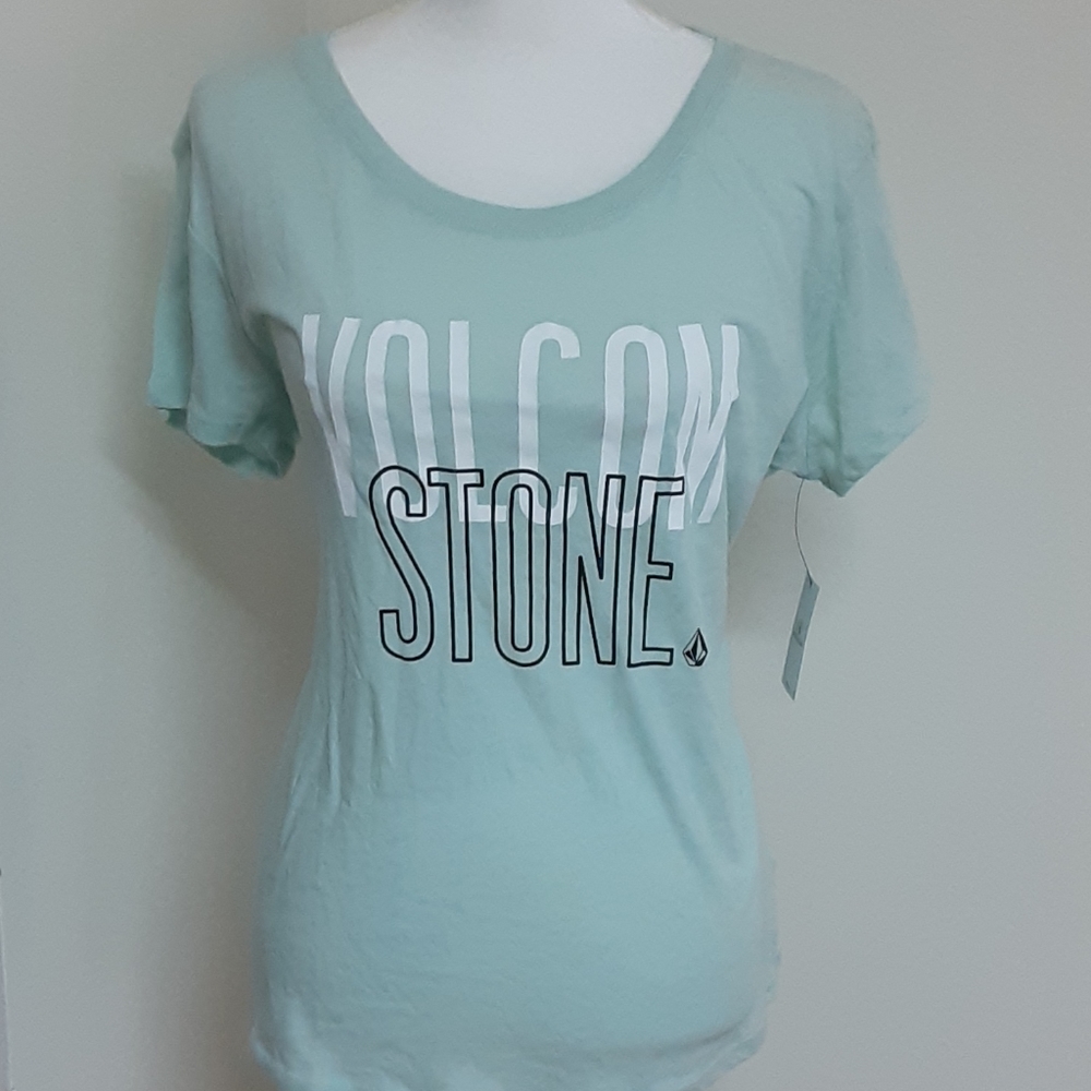 Mint Green Volcom Stone t-shirt